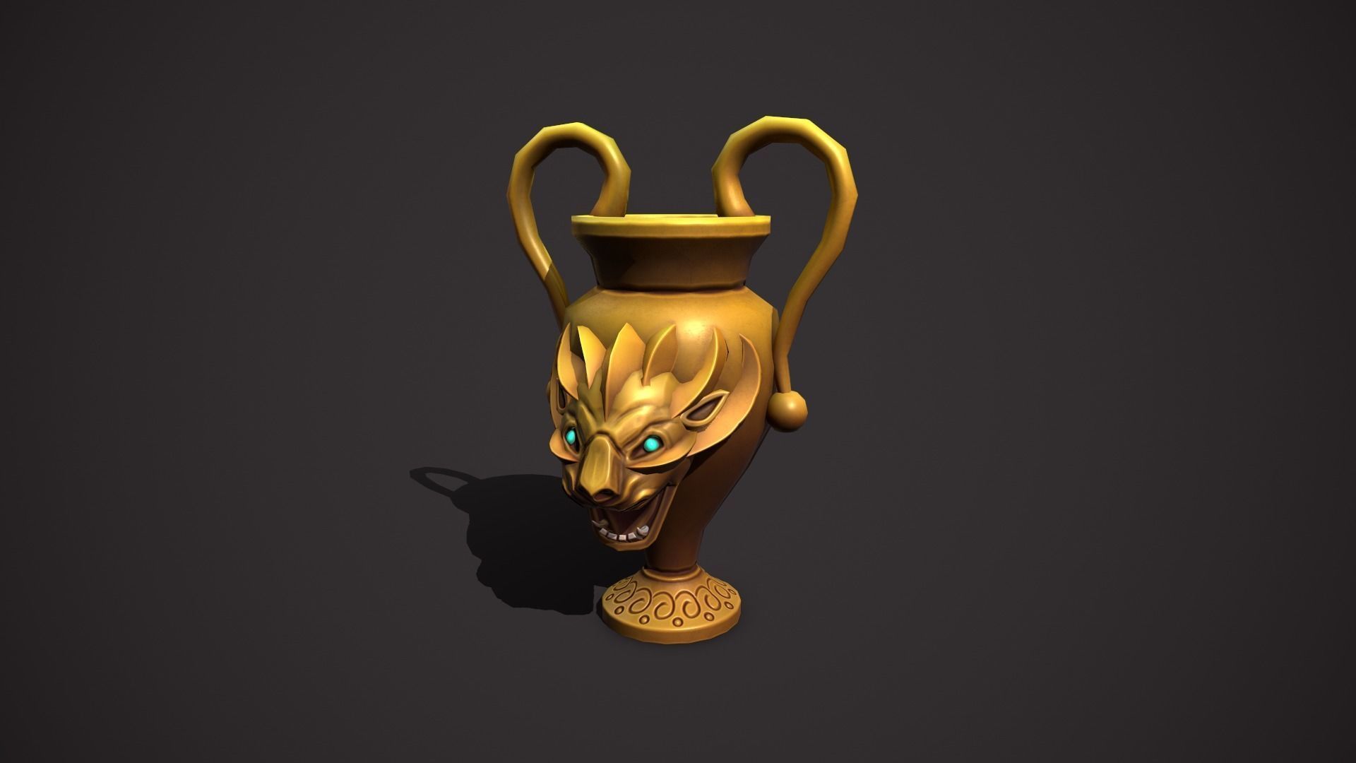fantasy props Low-poly 3D model_5
