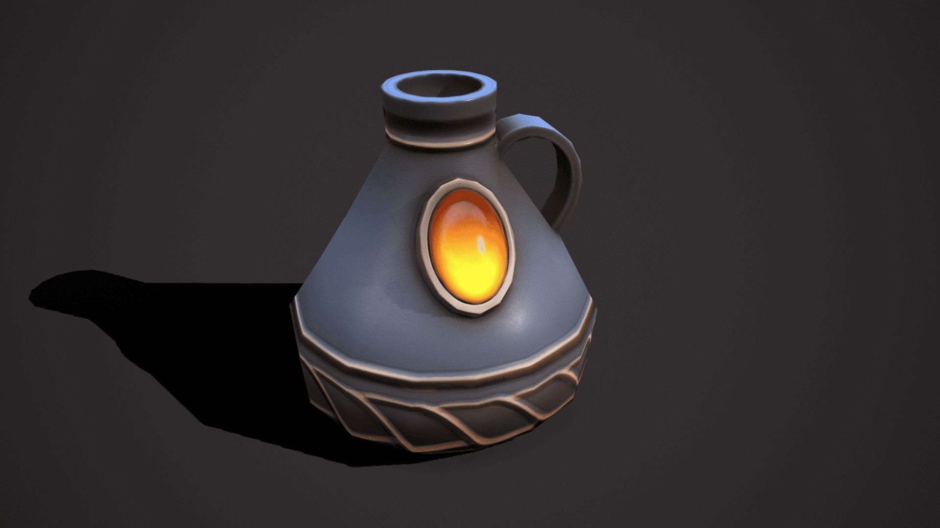 fantasy props Low-poly 3D model_15