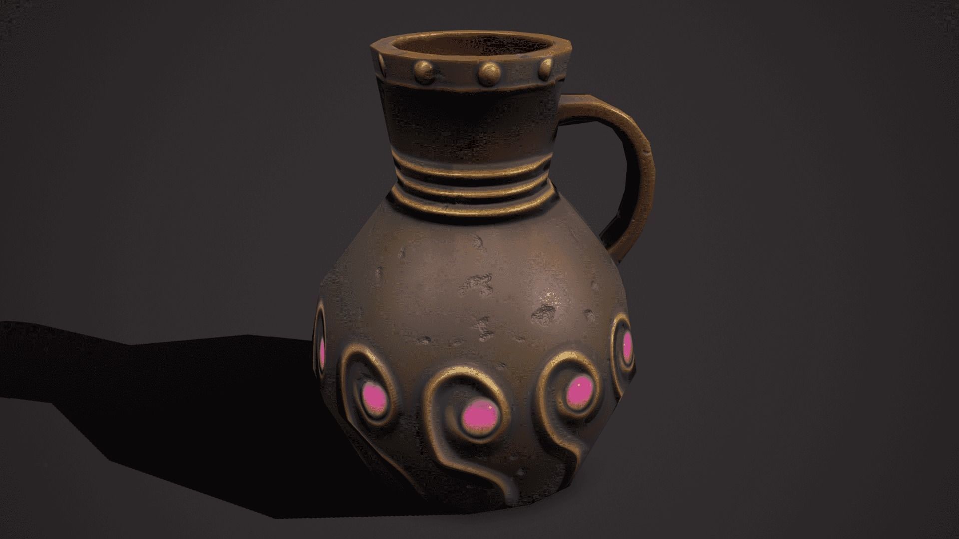 fantasy props Low-poly 3D model_16