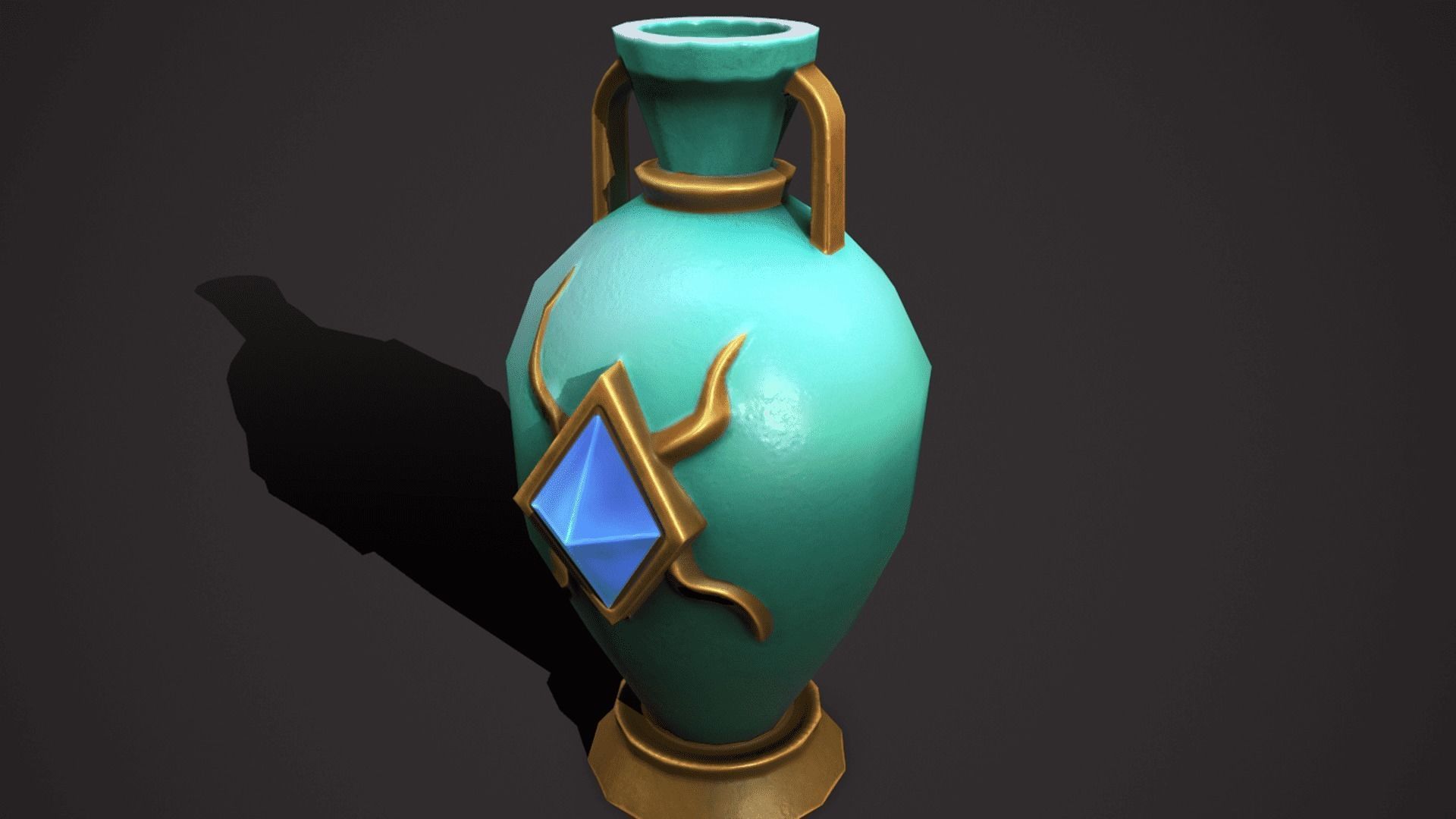 fantasy props Low-poly 3D model_18