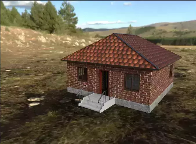 House texture tga targa material 