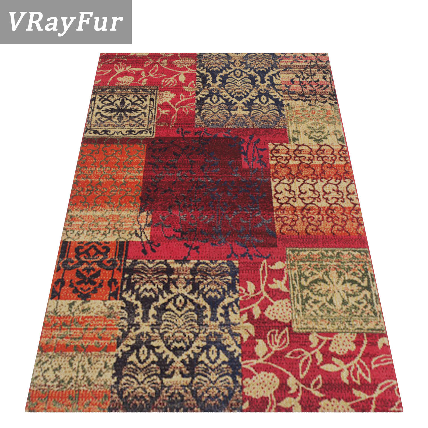 Rug Set 229 3D model_2