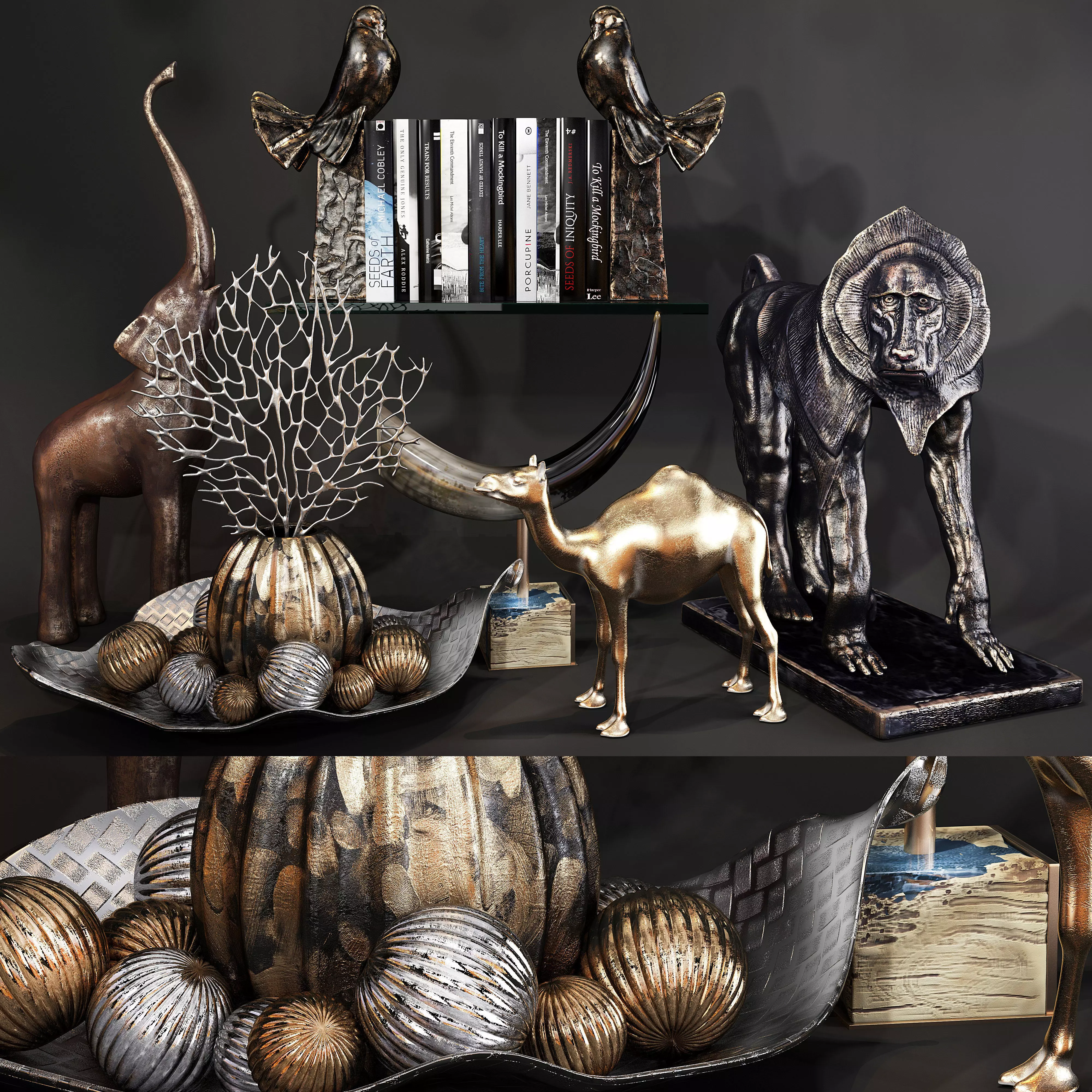 Decor set 61 3D model_0