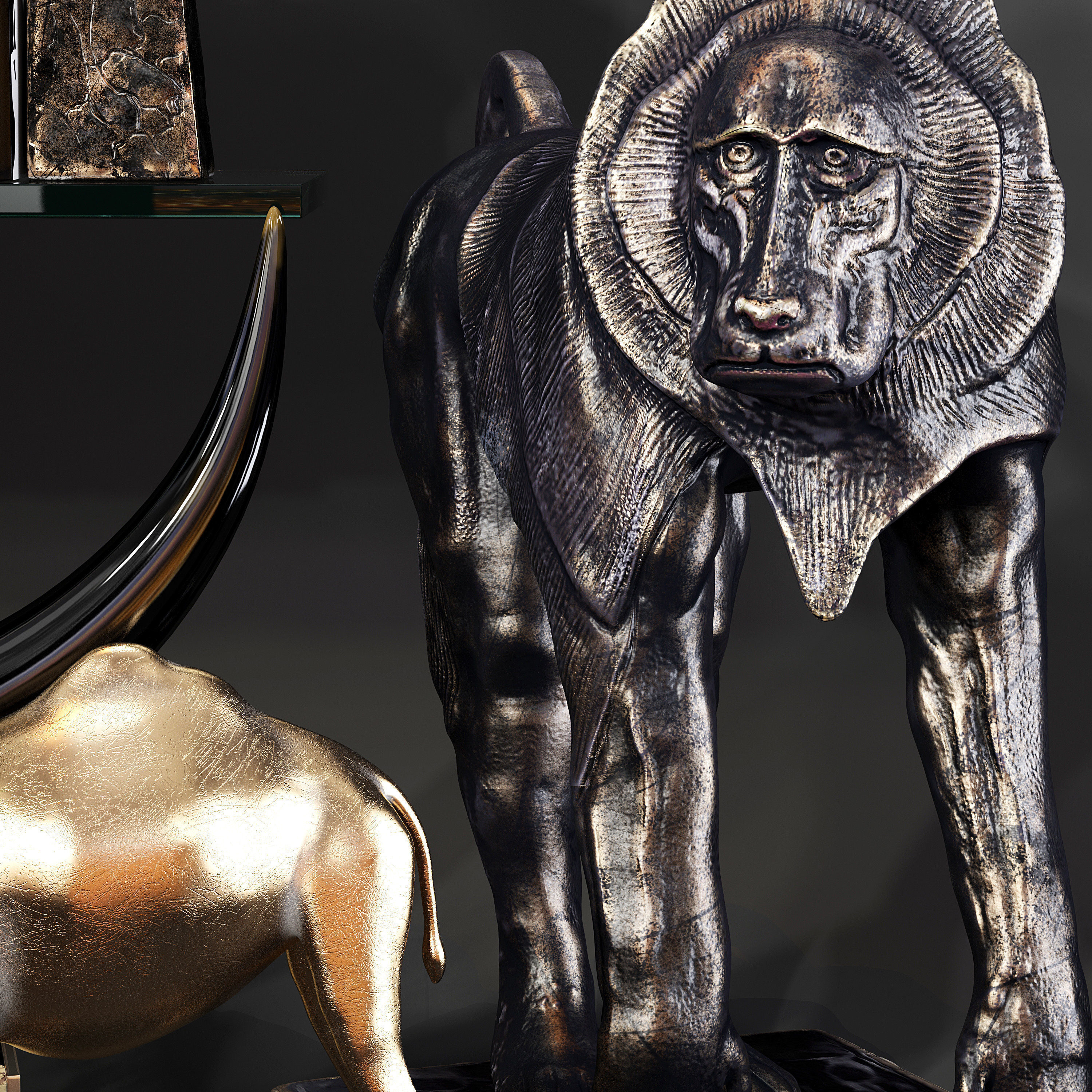 Decor set 61 3D model_3