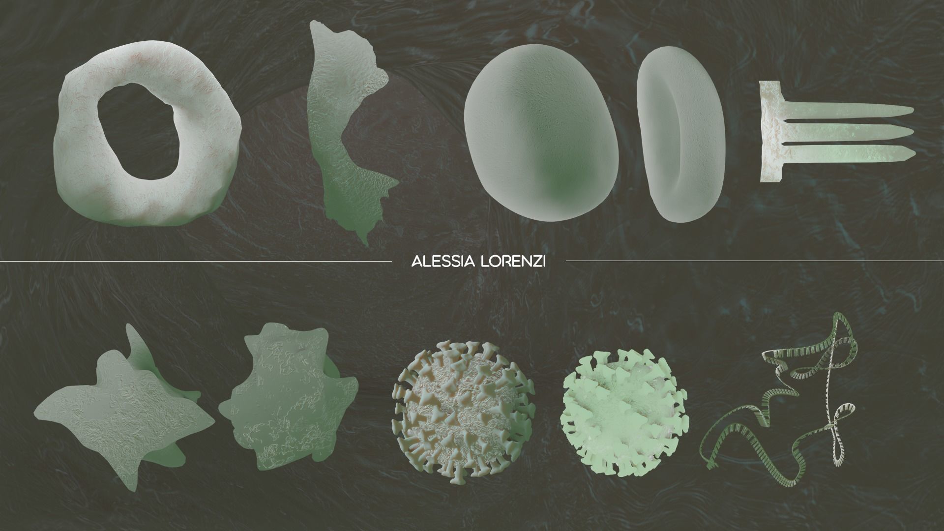 Coronavirus inside blood the complete PROFESSIONAL BUNDLE 3D model_13