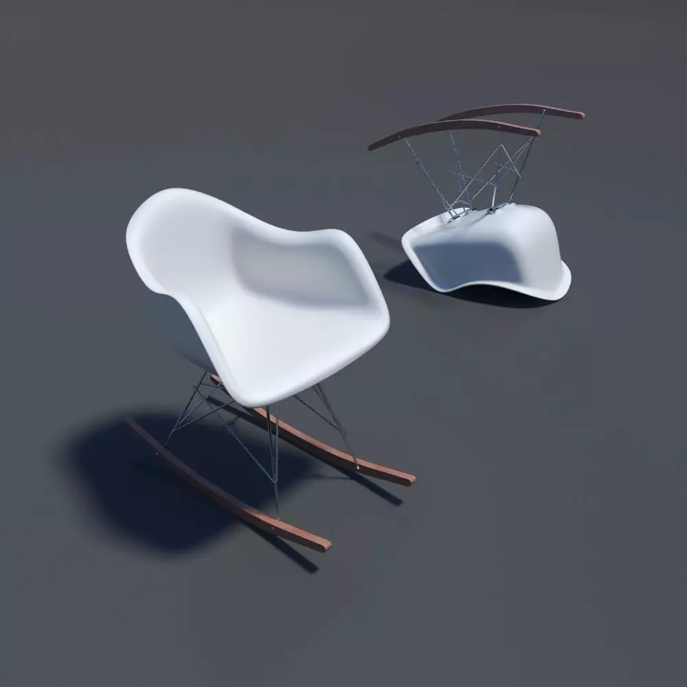 Eames chair 3d model 3D model_0