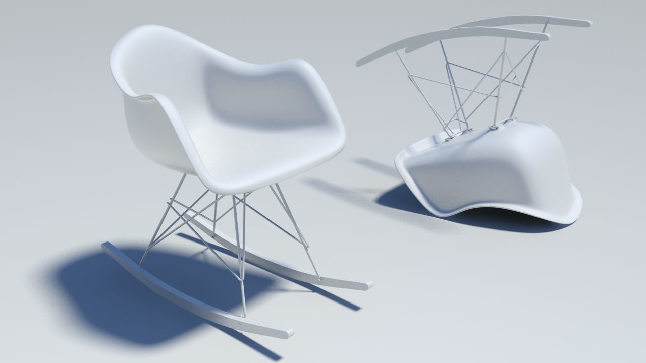 Eames chair 3d model 3D model_2