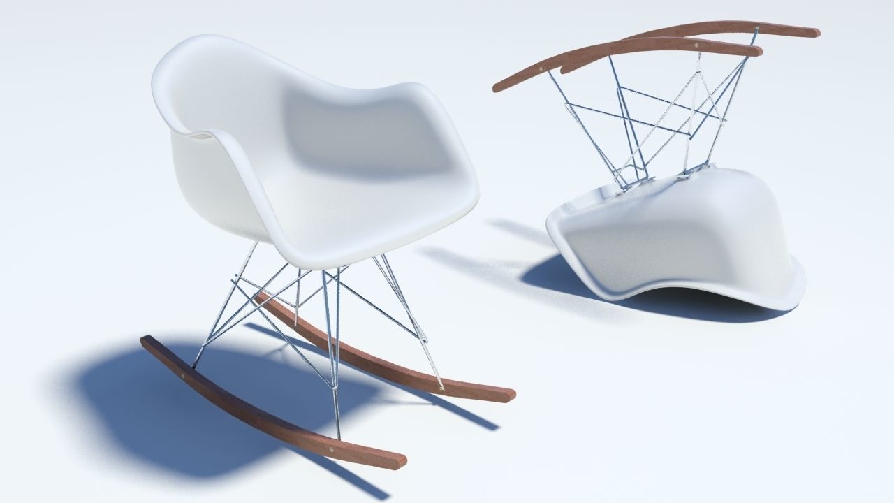 Eames chair 3d model 3D model_1