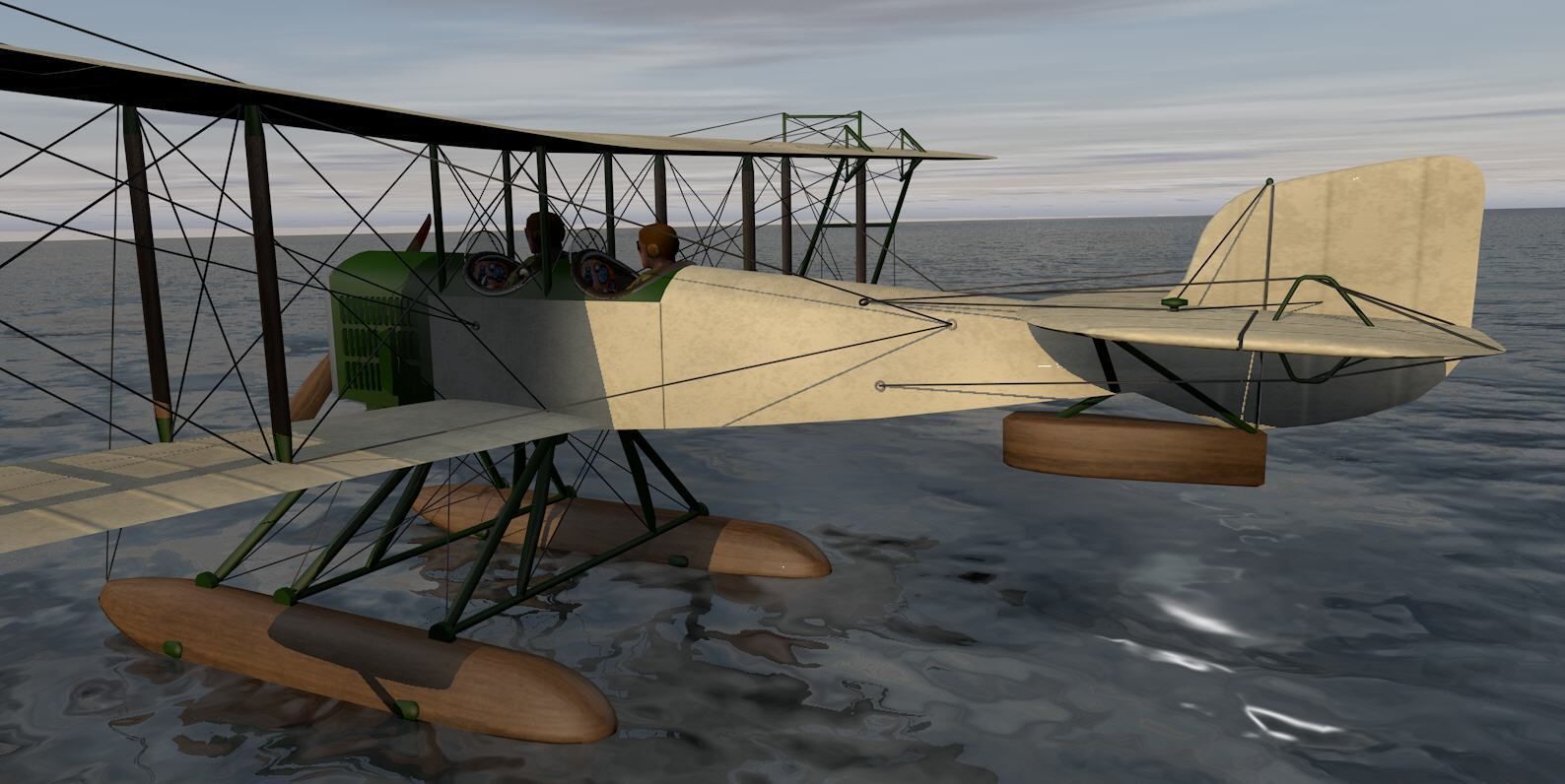 Boeing Model One 3D model_6