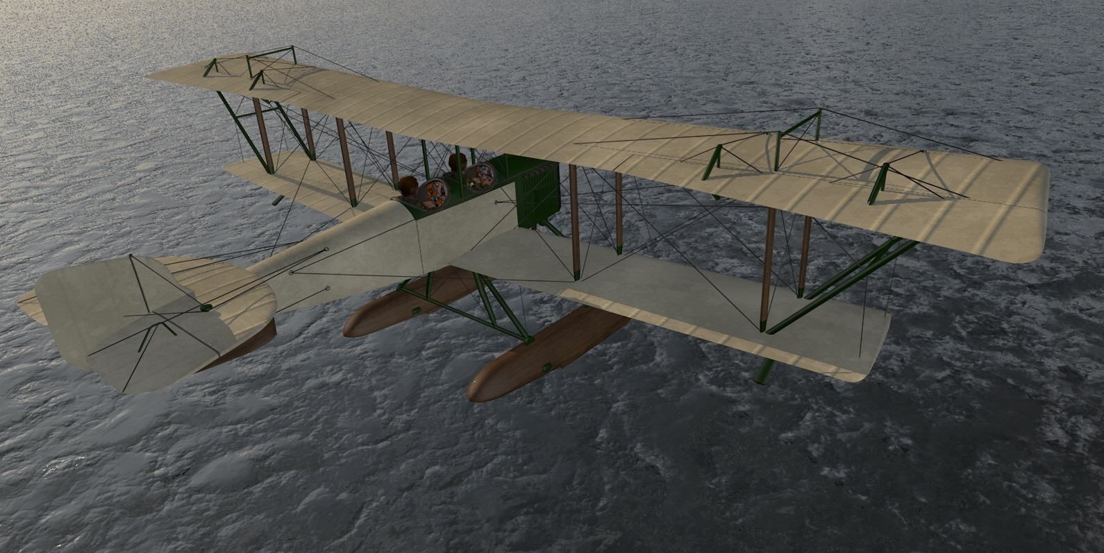 Boeing Model One 3D model_9