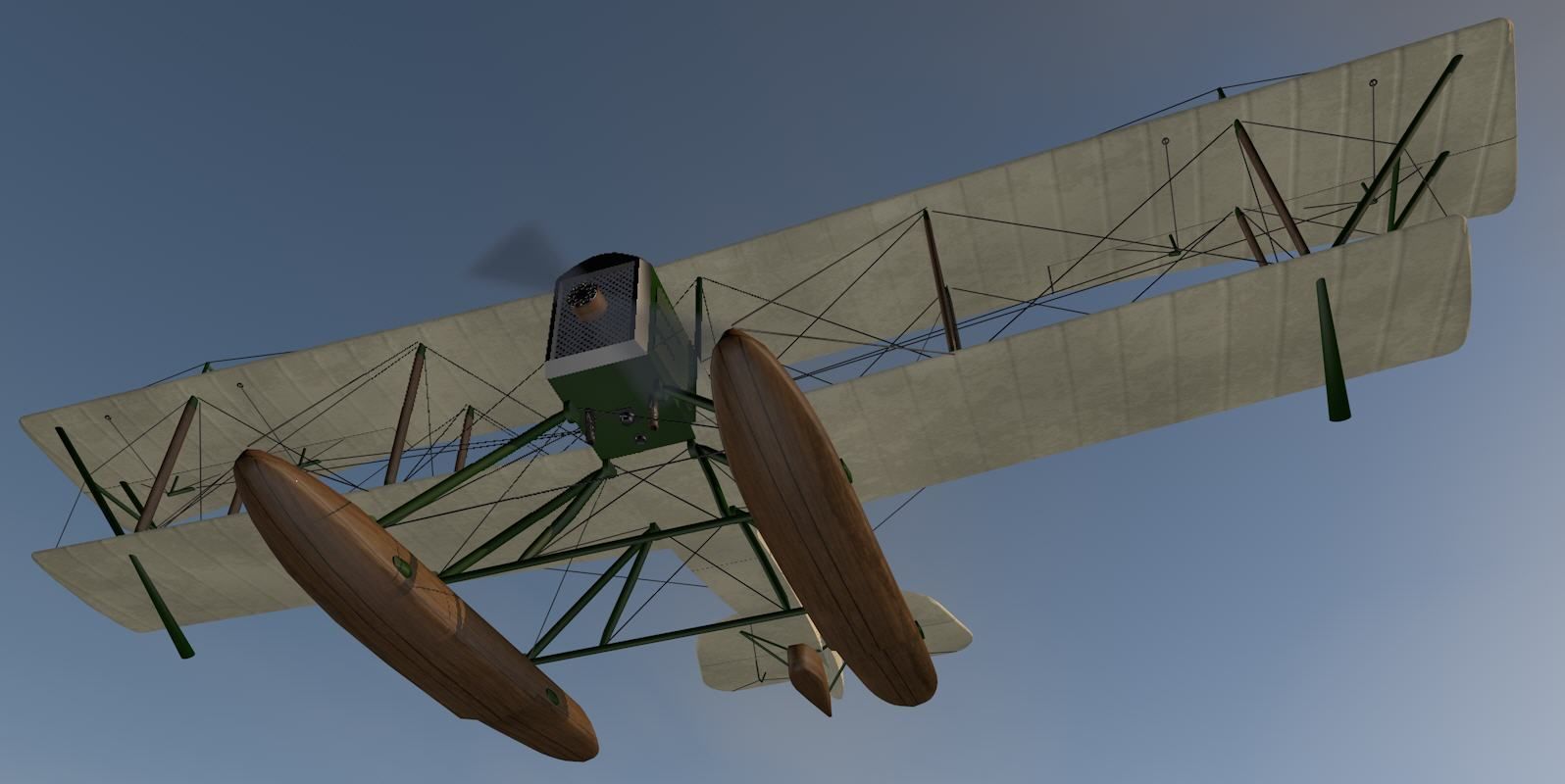 Boeing Model One 3D model_11