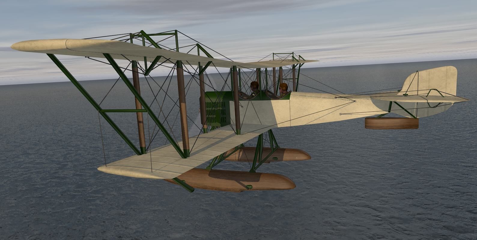 Boeing Model One 3D model_10