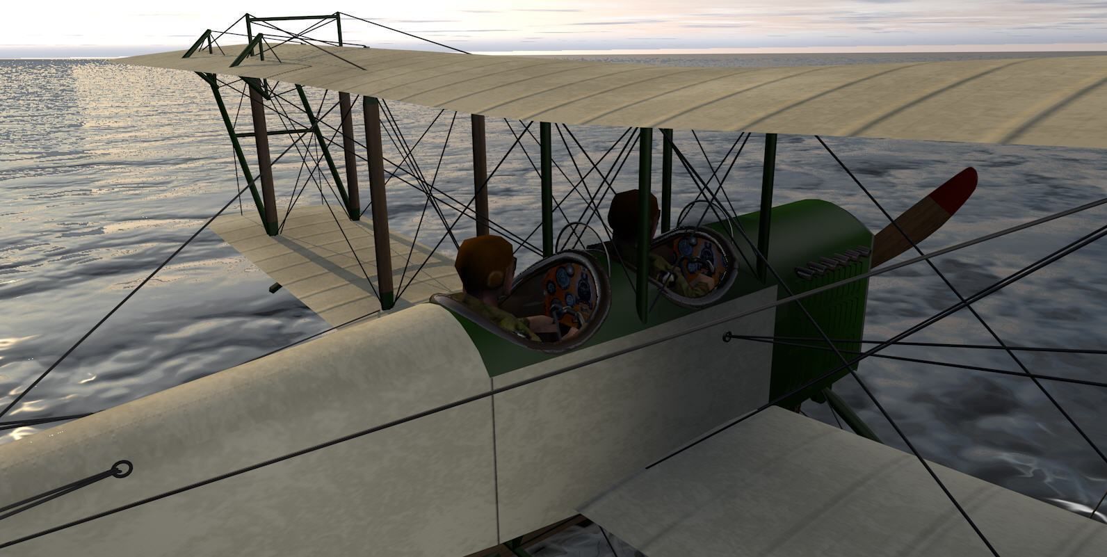 Boeing Model One 3D model_7