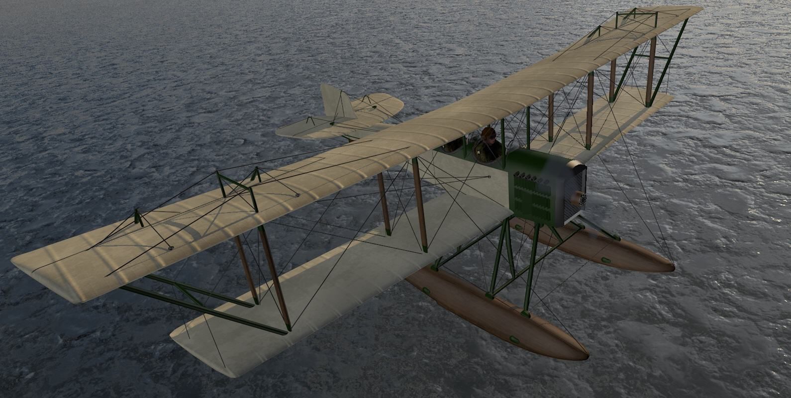 Boeing Model One 3D model_8