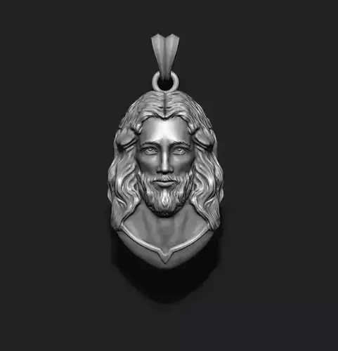 Jesus pendant v3