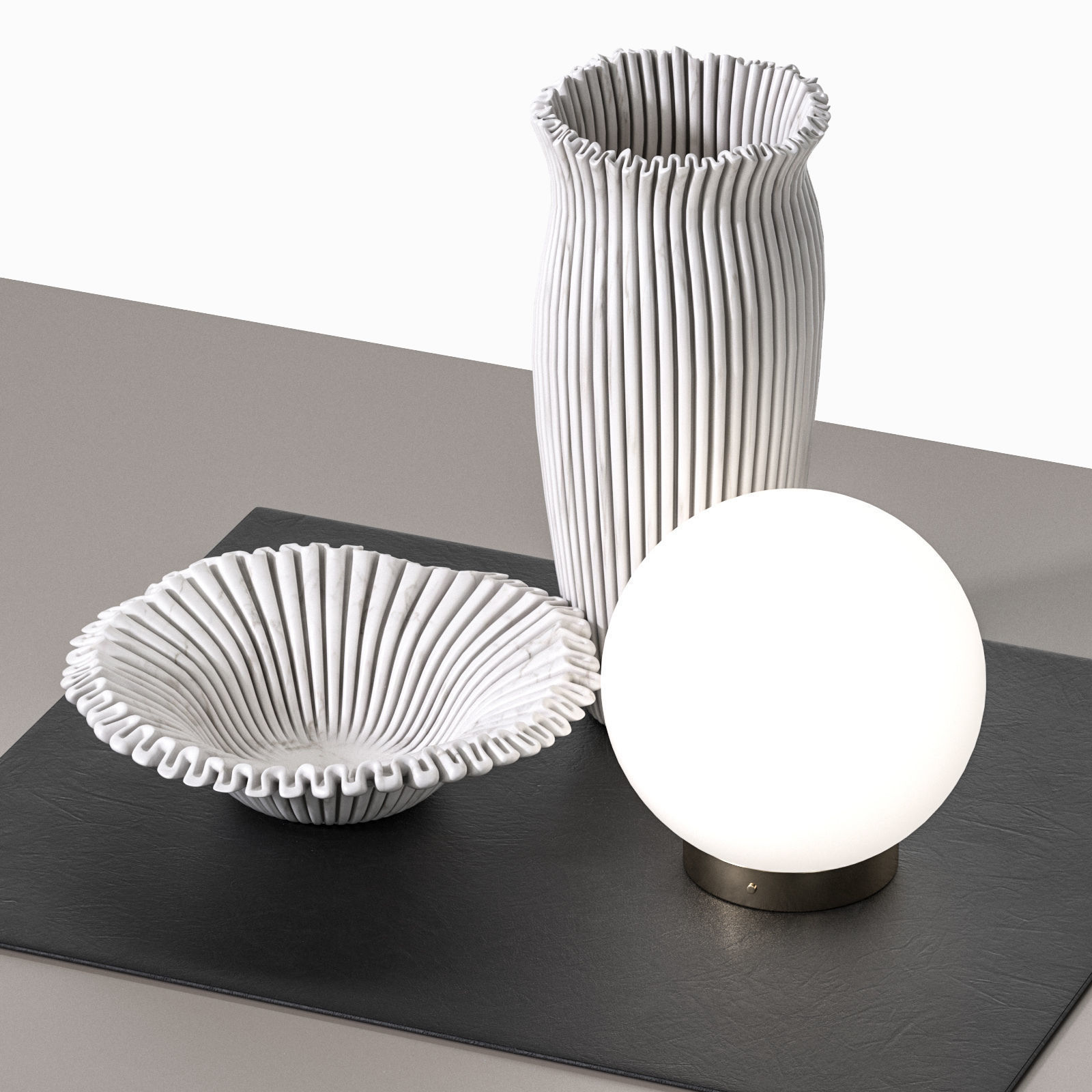 Coffee table Tray  3D model_3