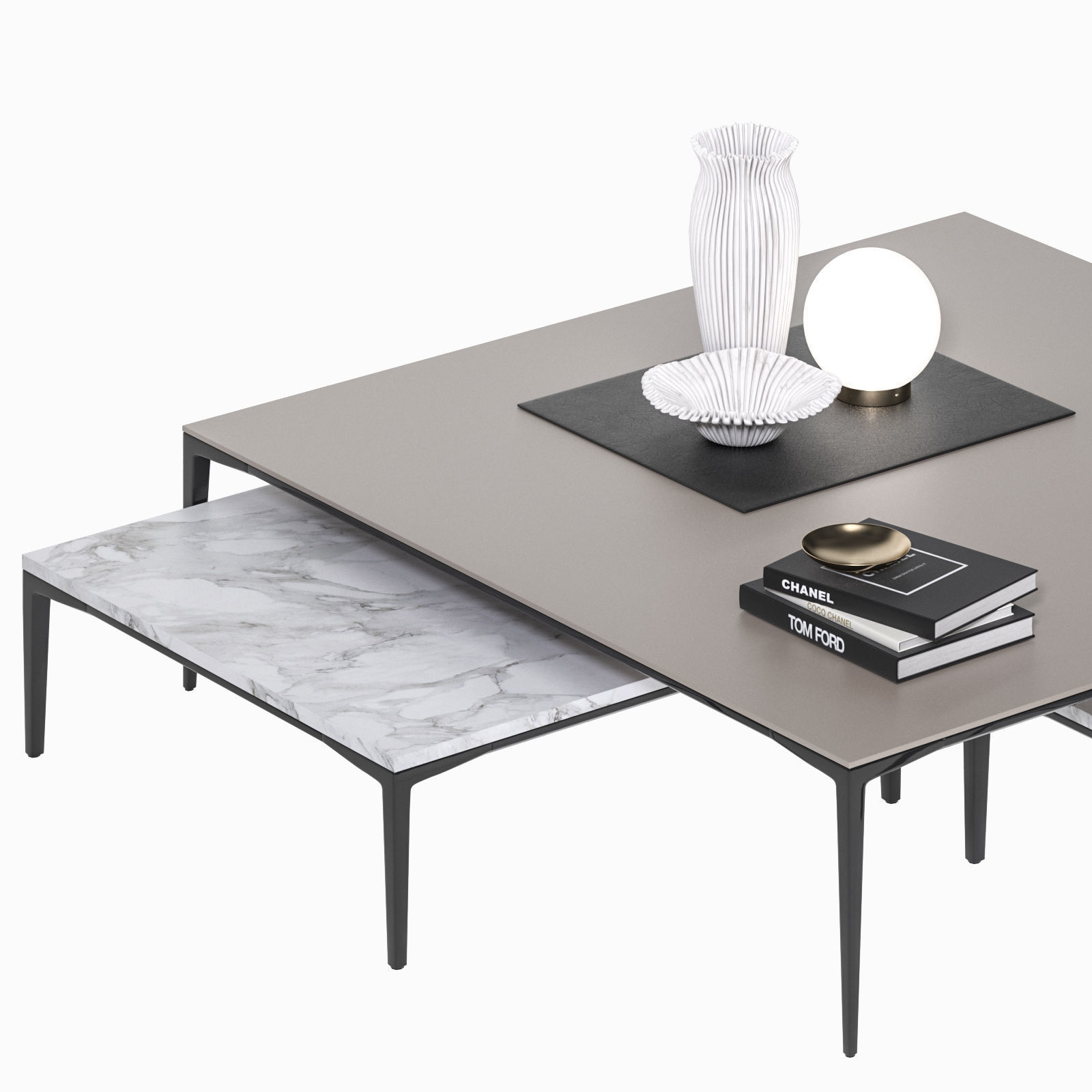 Coffee table Tray  3D model_1