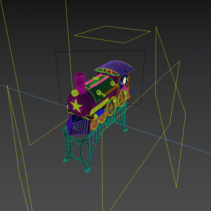 Stove train 3D model_10
