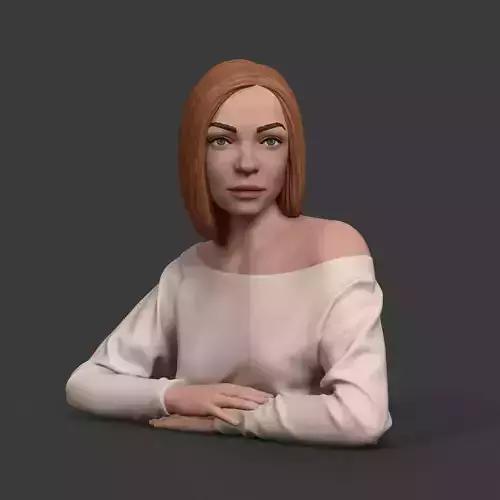 Girl W 3D print model 3D print model Girl W 3D print model 3D print model
