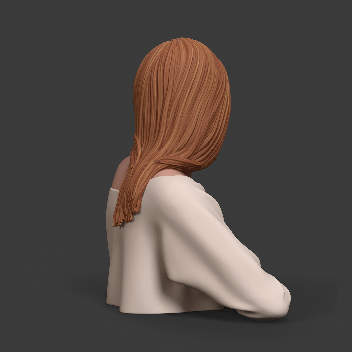 Girl W 3D print model 3D print model_5