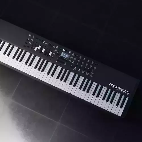 Nord keyboards piano Low-poly 3D model