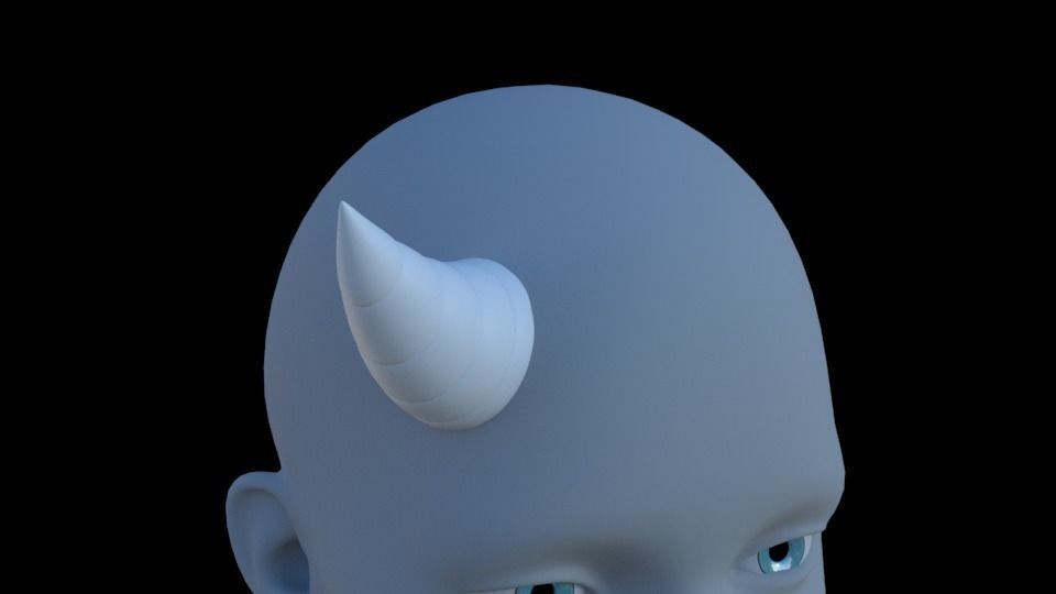 Eri horn - My hero academia 3D print model_1