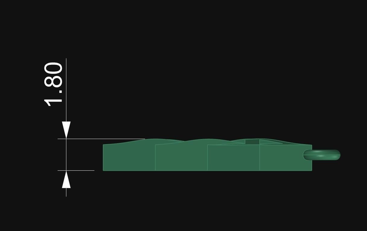 Pendant Star of David N 1091 3D print model_4