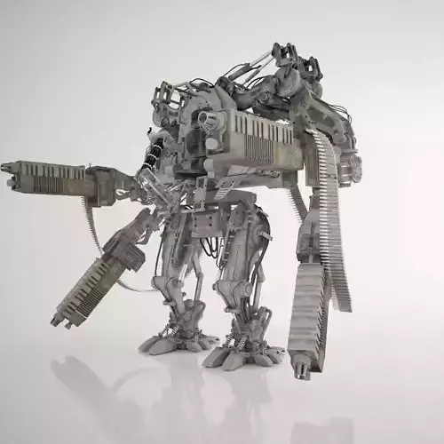 ROBOT-X metal robot with two guns