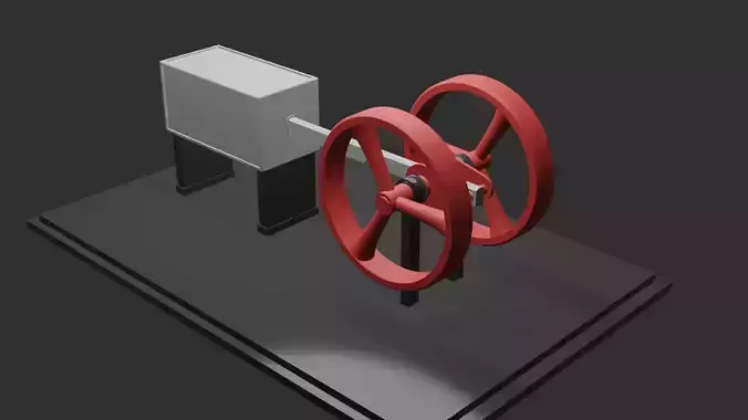 Simple animated engine