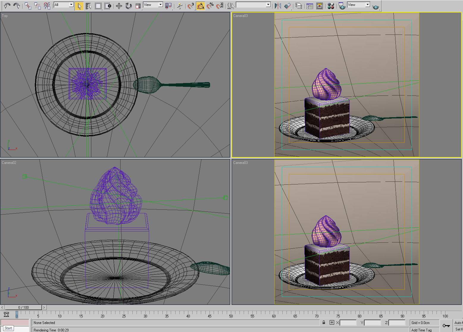 Cake 02 3D model_5