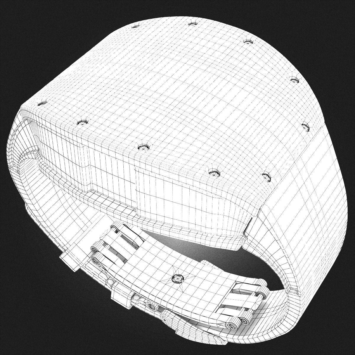 Richard Mille RM 56-02 Sapphire Watch 3D model_7