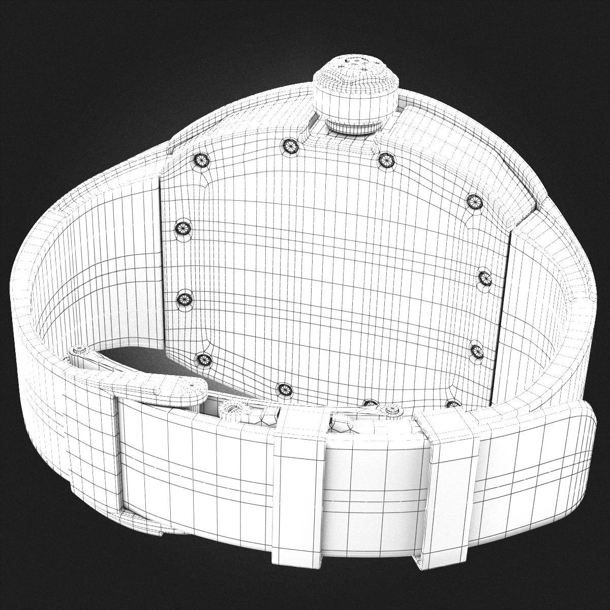 Richard Mille RM 56-02 Sapphire Watch 3D model_9