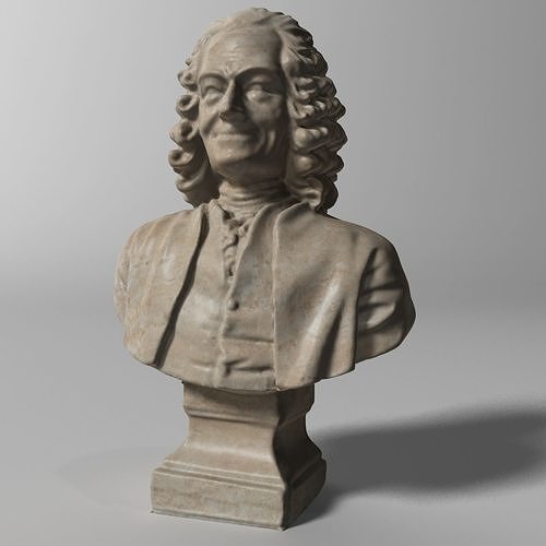 Voltaire Bust 3D model