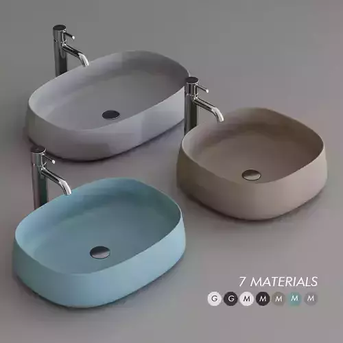 Olympia Ceramica Paddle Washbasin