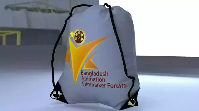 Caring BAG Low-poly 3D model