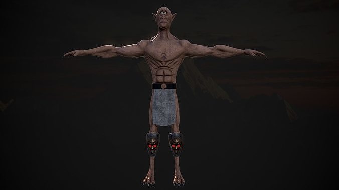 Warrior qr 2 Low-poly 3D model