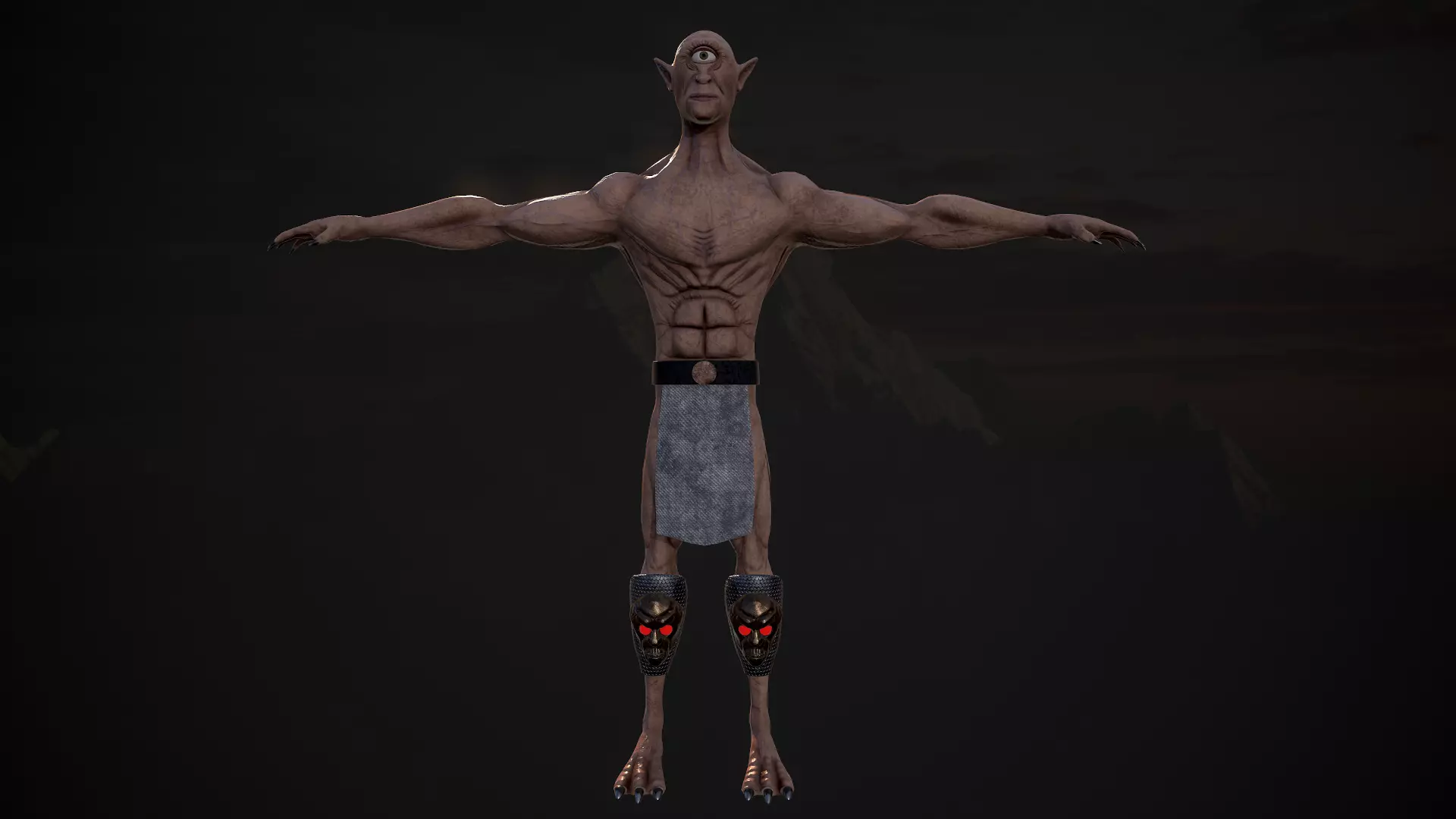 Warrior qr 2 Low-poly 3D model