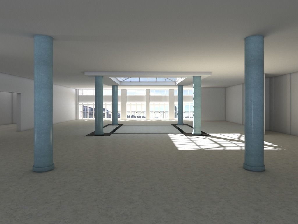 Hall 22 3D model_4