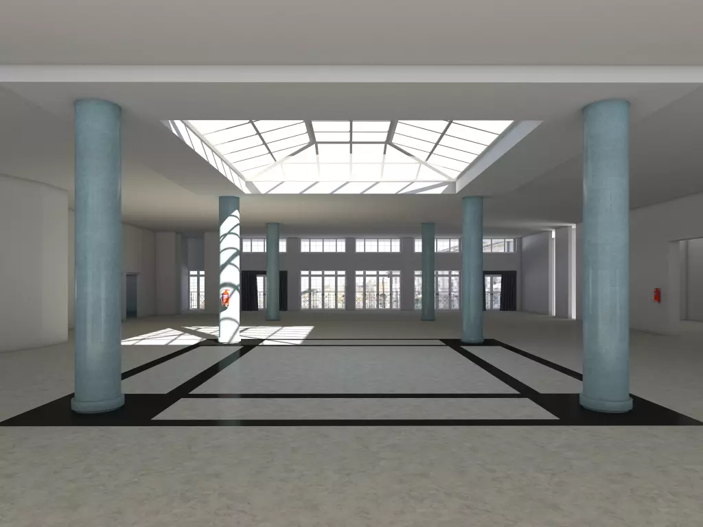 Hall 22 3D model_0