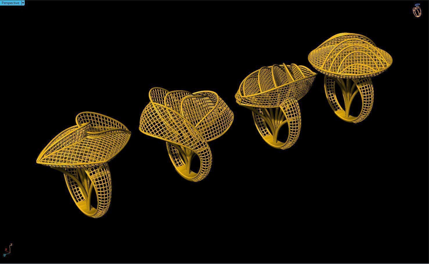 Fusion Ring Models  3D print model_3