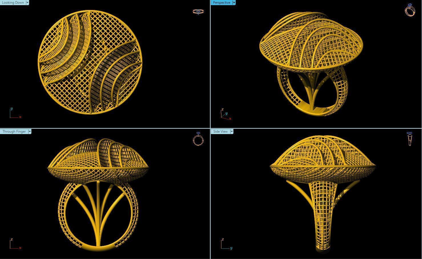 Fusion Ring Models  3D print model_4