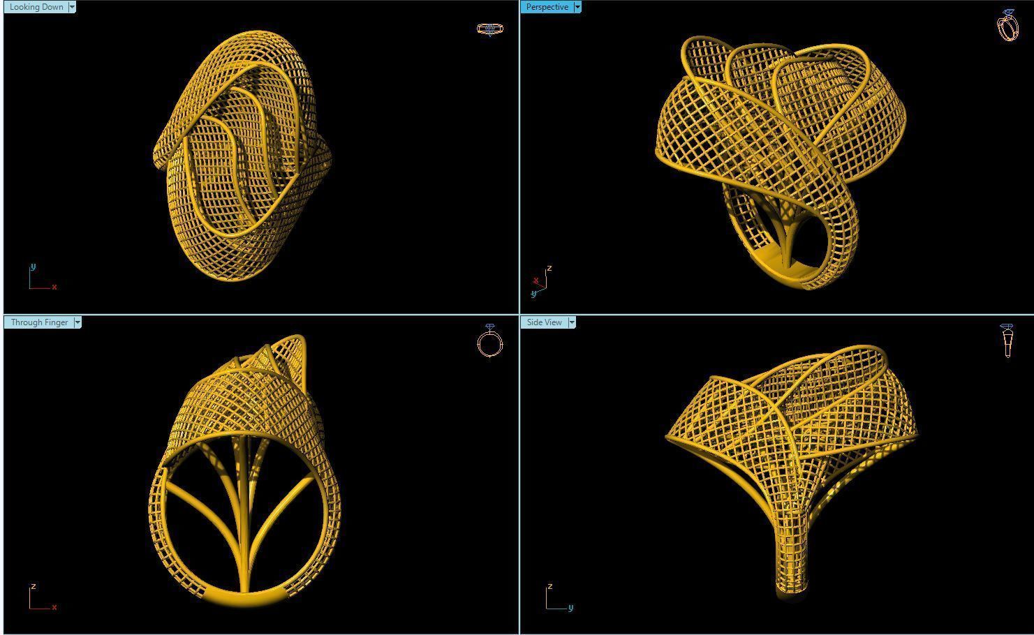Fusion Ring Models  3D print model_1