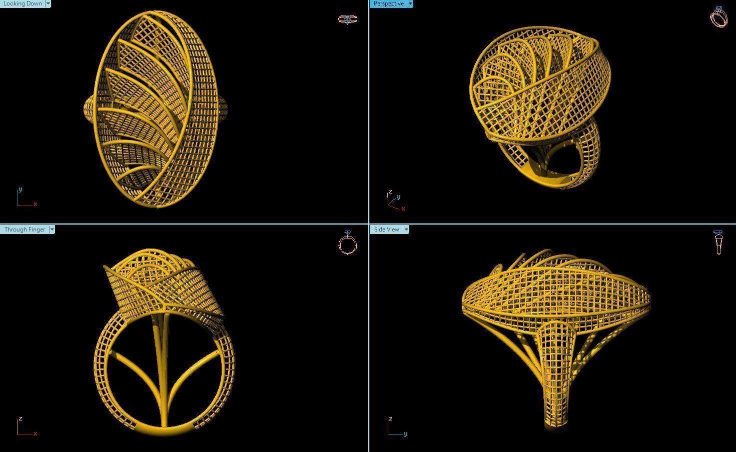 Fusion Ring Models  3D print model_2