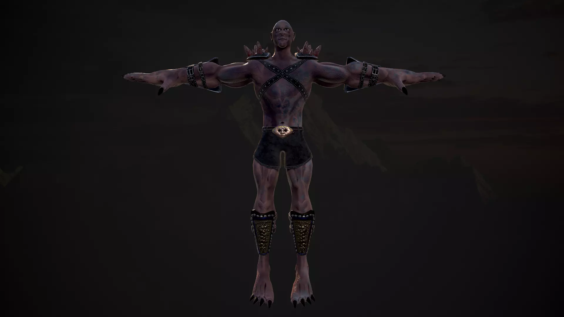 Warrior qr 3 Low-poly 3D model