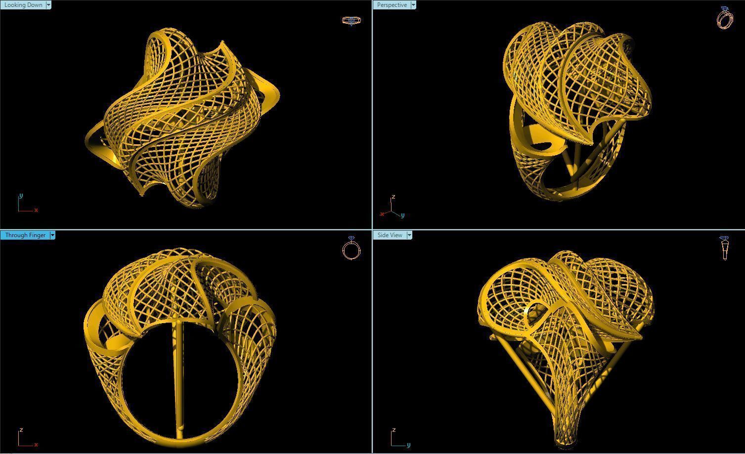 Fusion Ring Models  3D print model_2