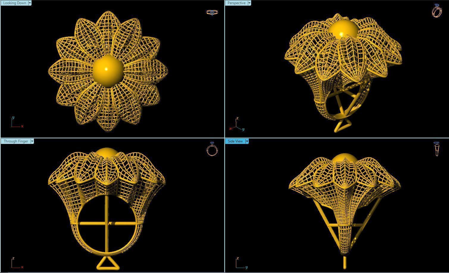 Fusion Ring Models  3D print model_4