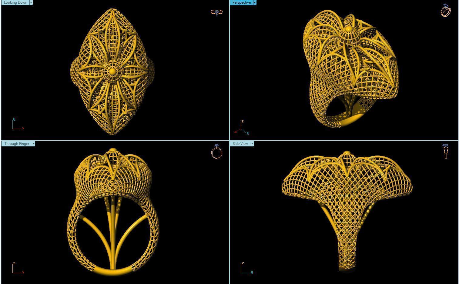 Fusion Ring Models  3D print model_1
