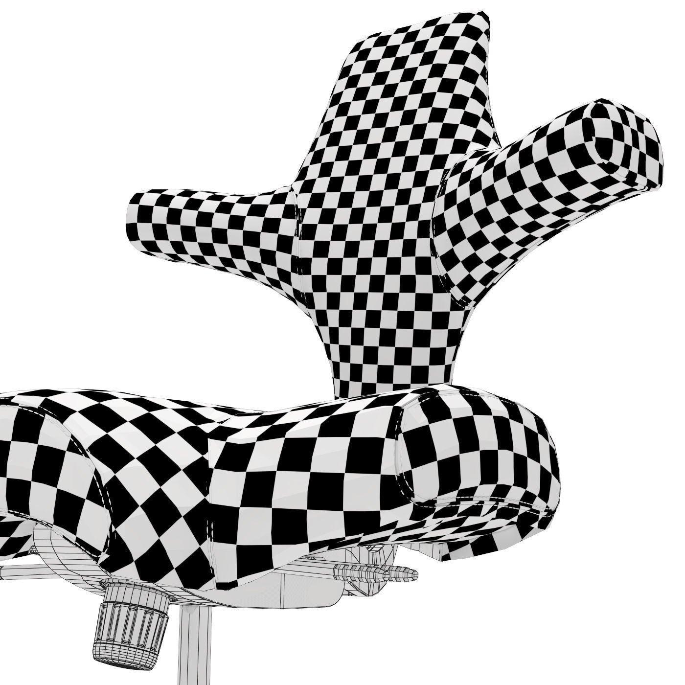 Armchair HAG CAPISCO 8106 3D model_4