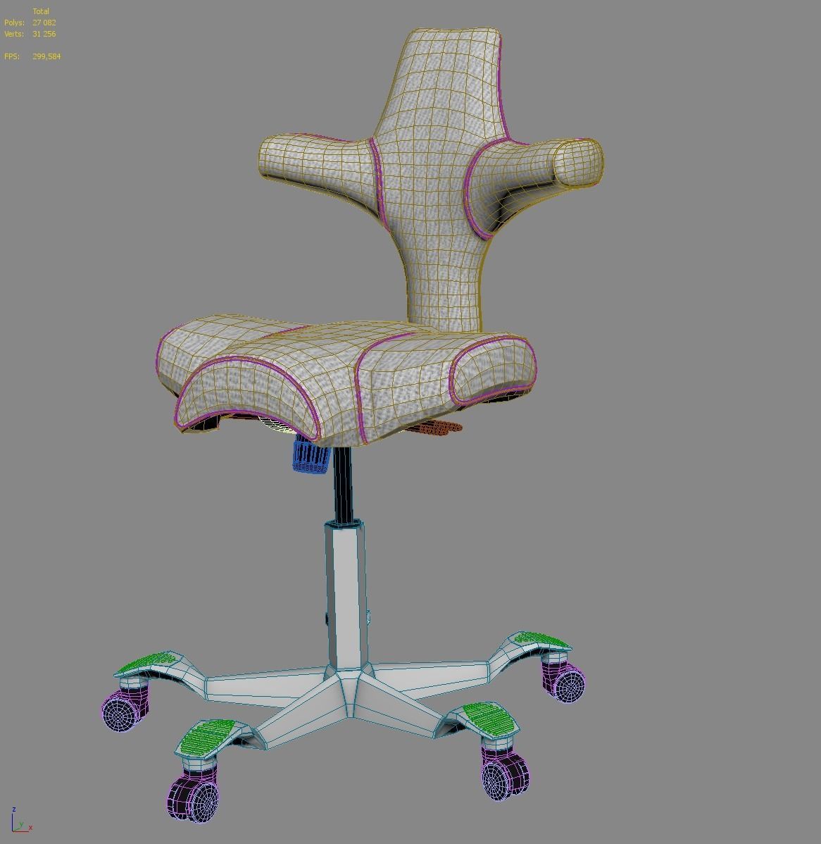 Armchair HAG CAPISCO 8106 3D model_10