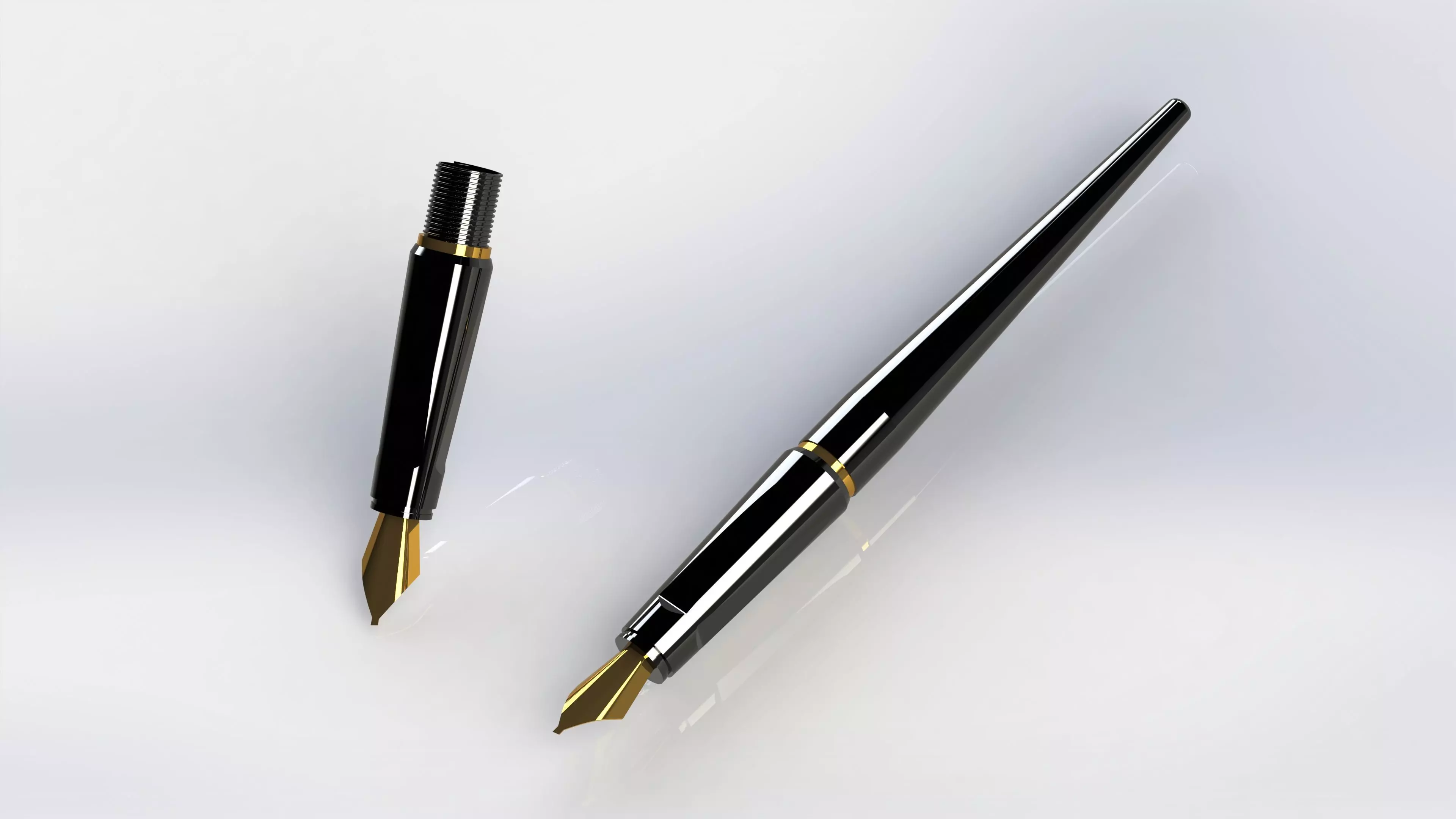 Professional - Pen - SolidWorks 3D model